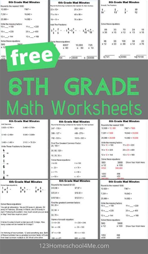 6th grade hard math test|6th grade math self learning.